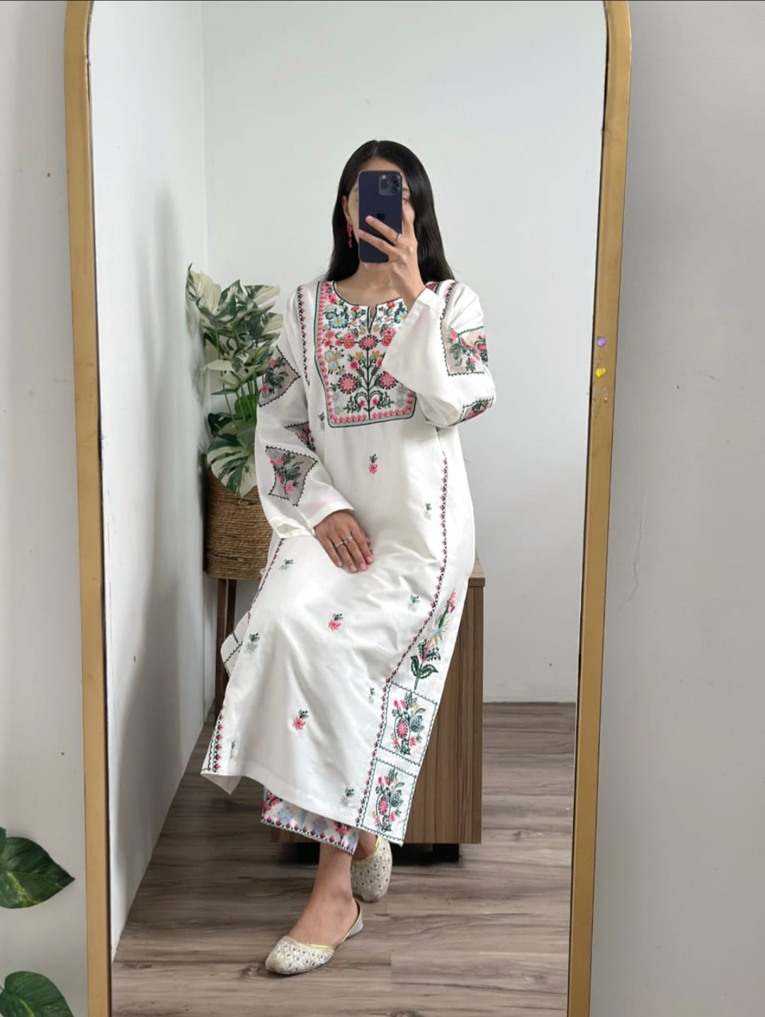 2PC Embroidery Summer Lawn Stiched