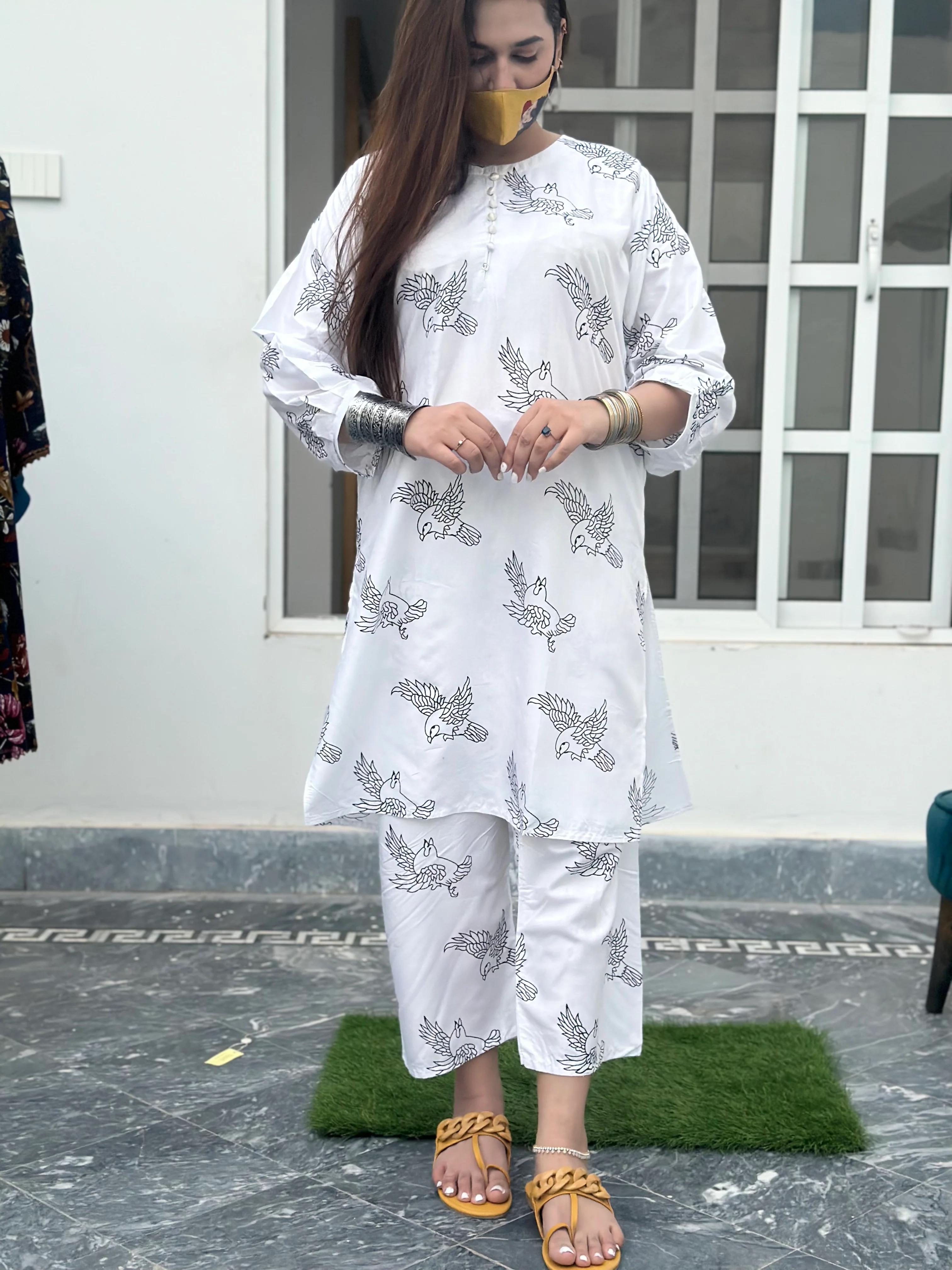 PARDESIYA Sparrow 2pcs Dress Stiched ✨