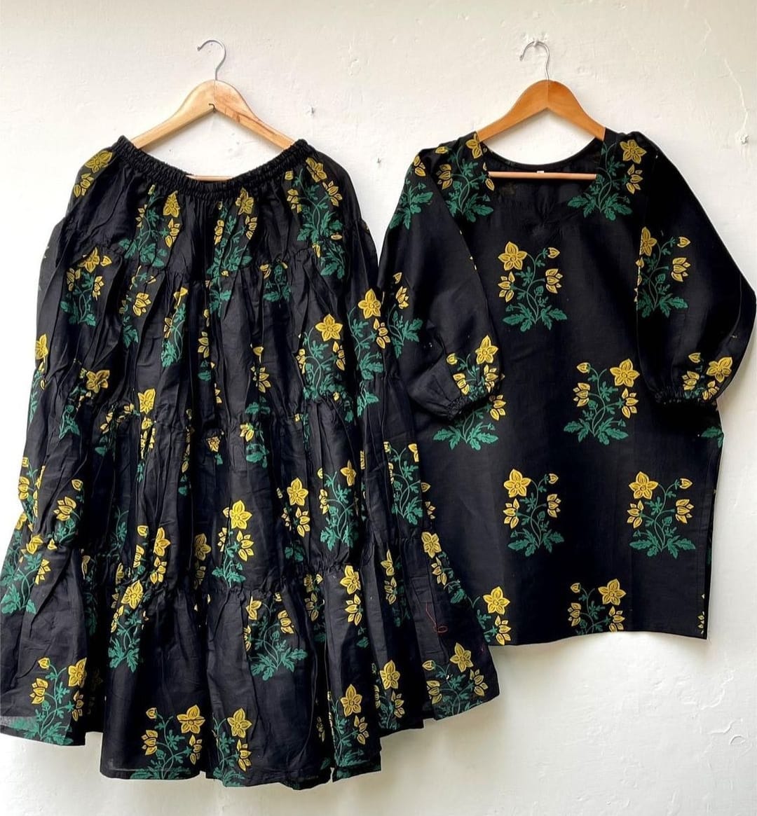 Printed Shirt With Sharara 2 pcs Stiched