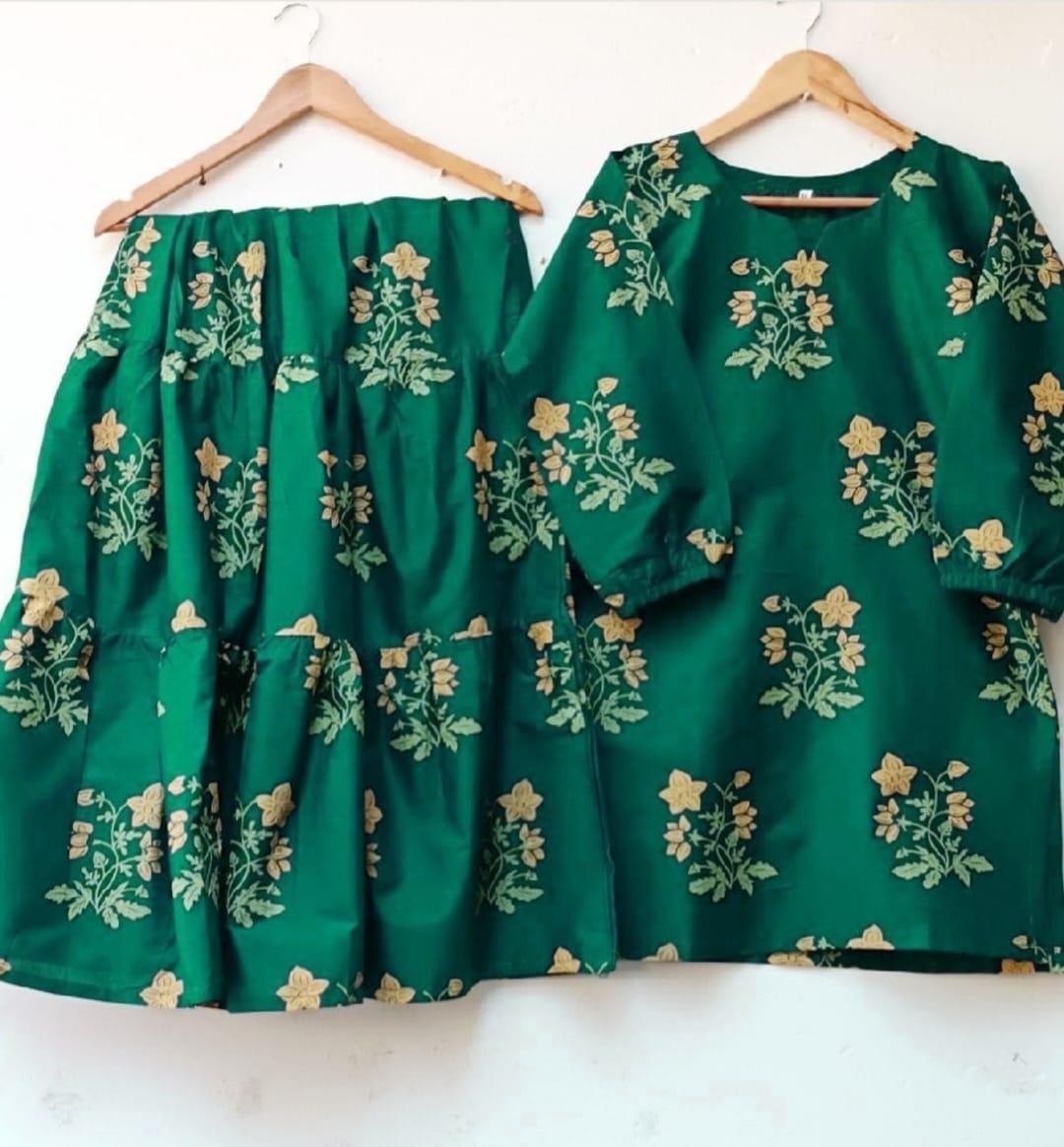 Printed Shirt With Sharara 2 pcs Stiched