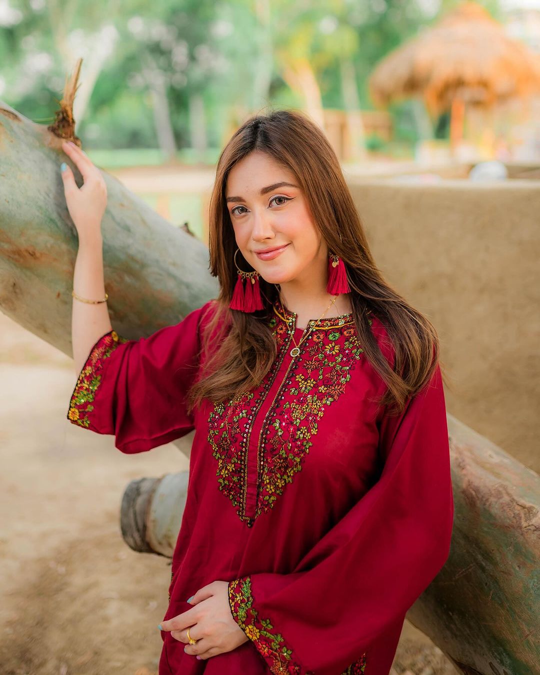 Pocket Sequence Embroidary Stiched 2pcs Cotton Lawn