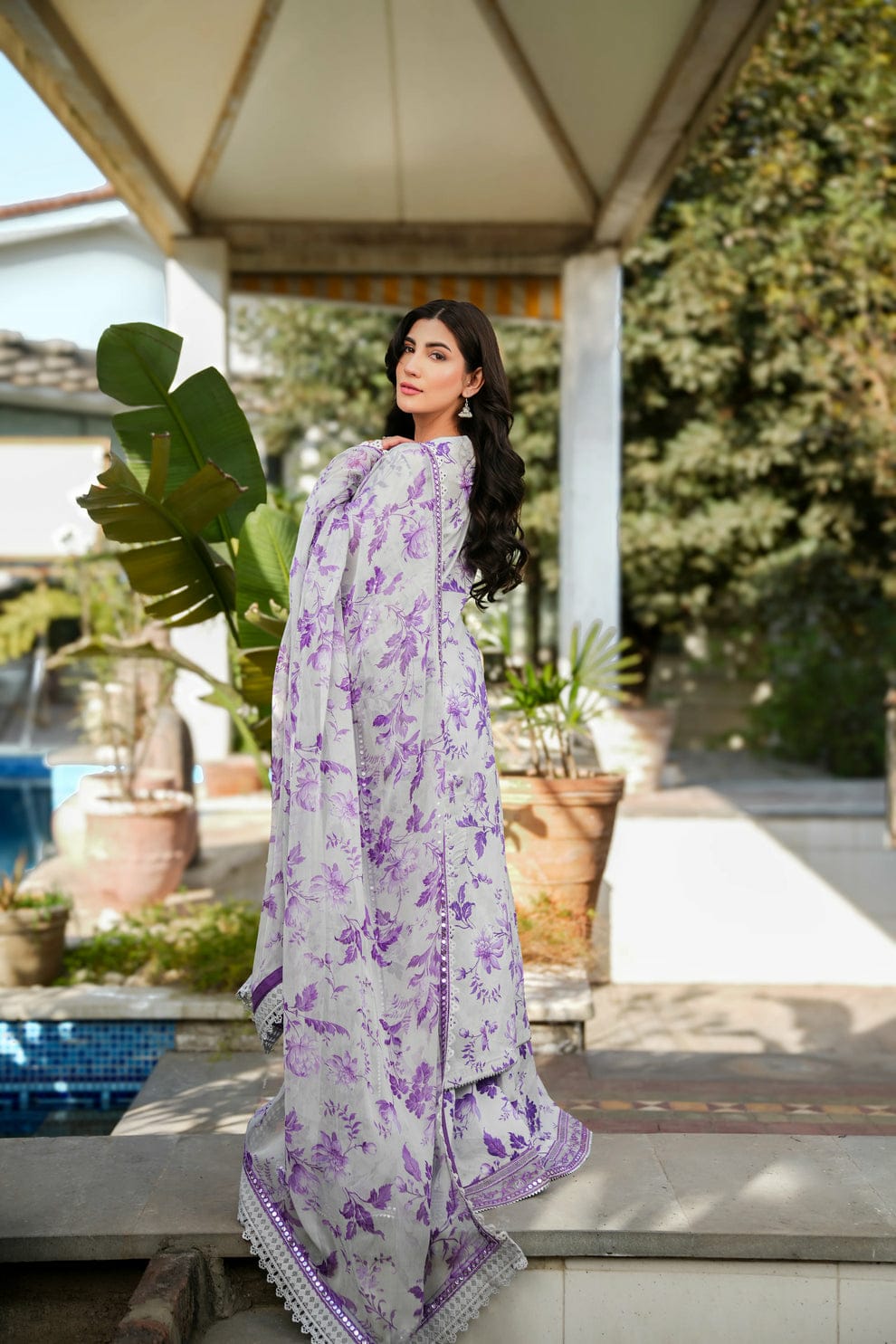 *Bluebell Silk 3Pc Stiched*