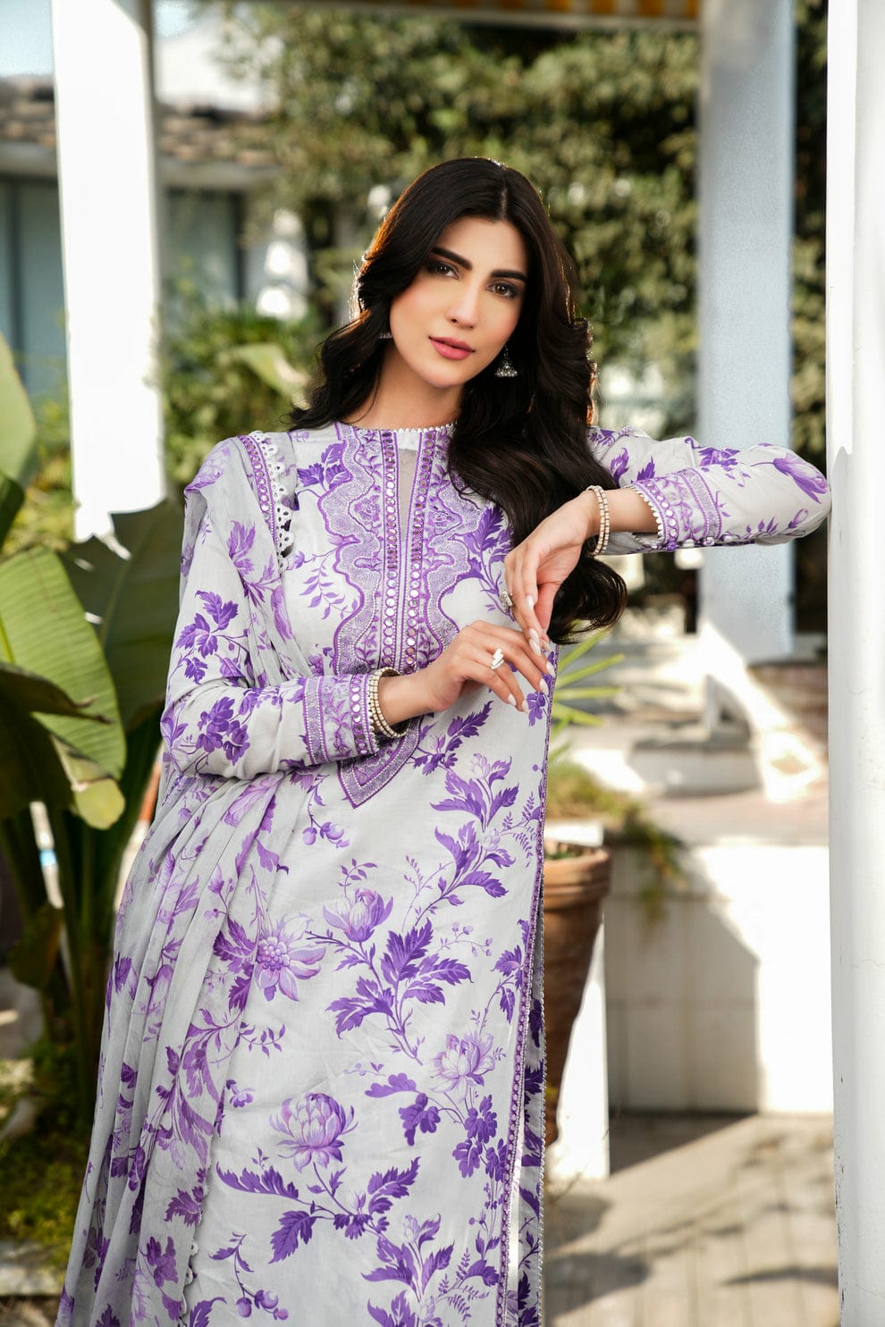 *Bluebell Silk 3Pc Stiched*