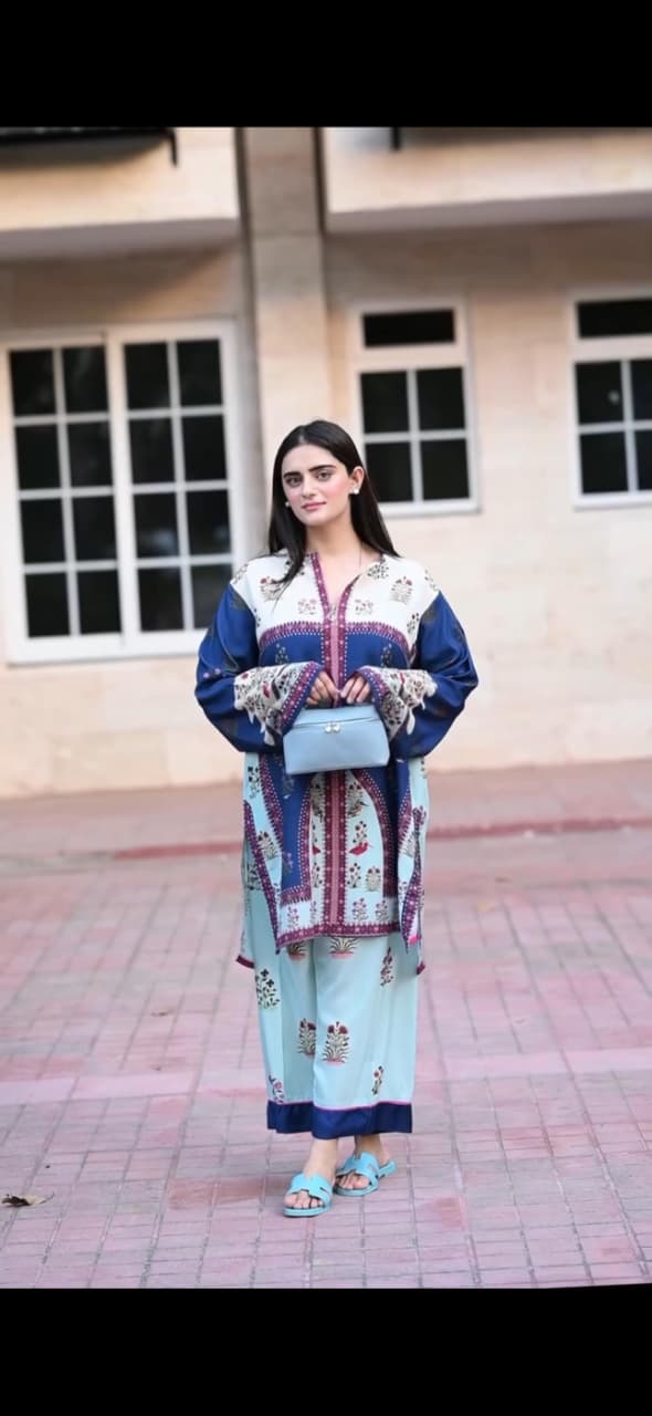 *Perry 2Pc Silky Lawn Stiched*