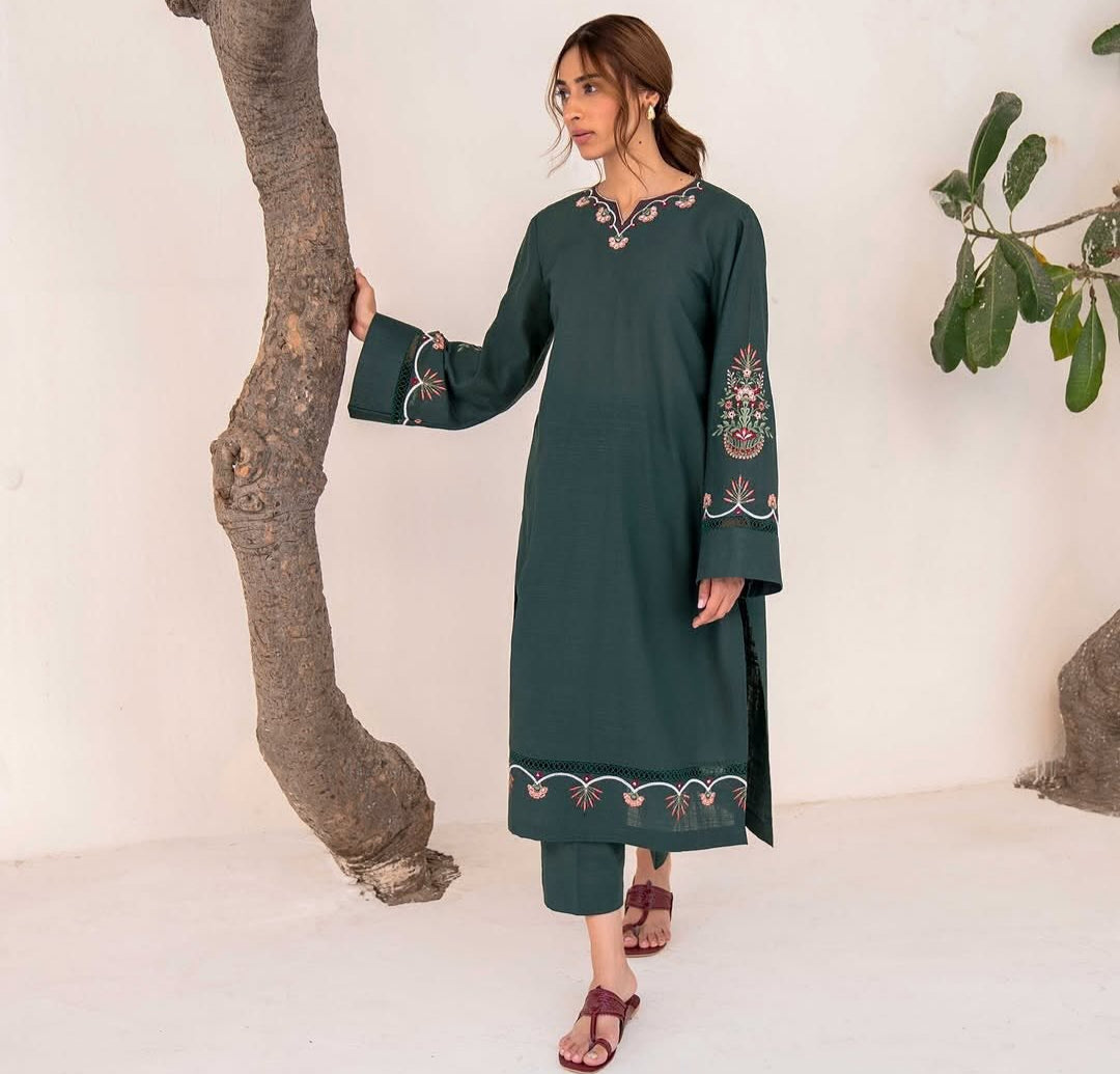 2PC Summer Lawn Stiched