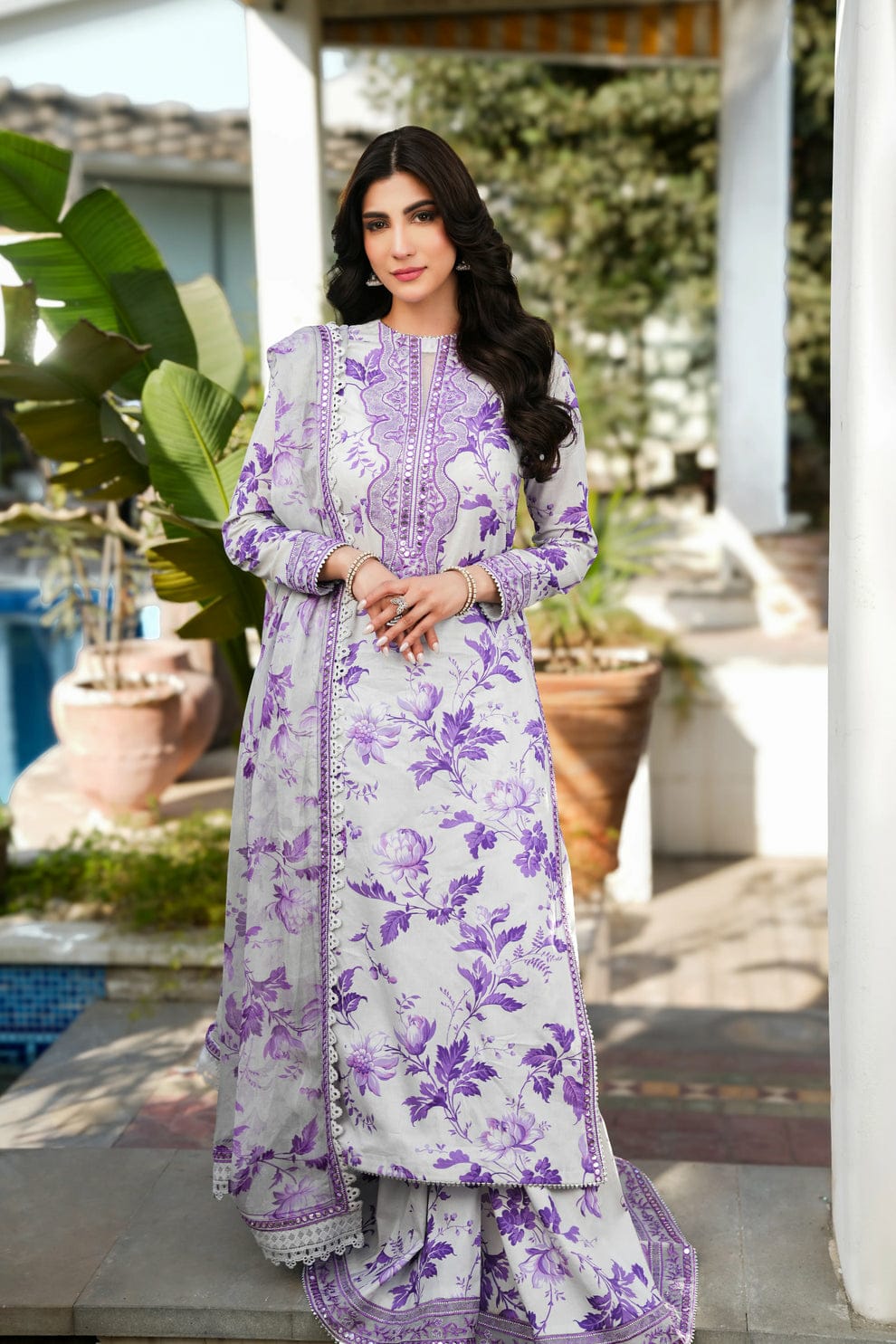 *Bluebell Silk 3Pc Stiched*