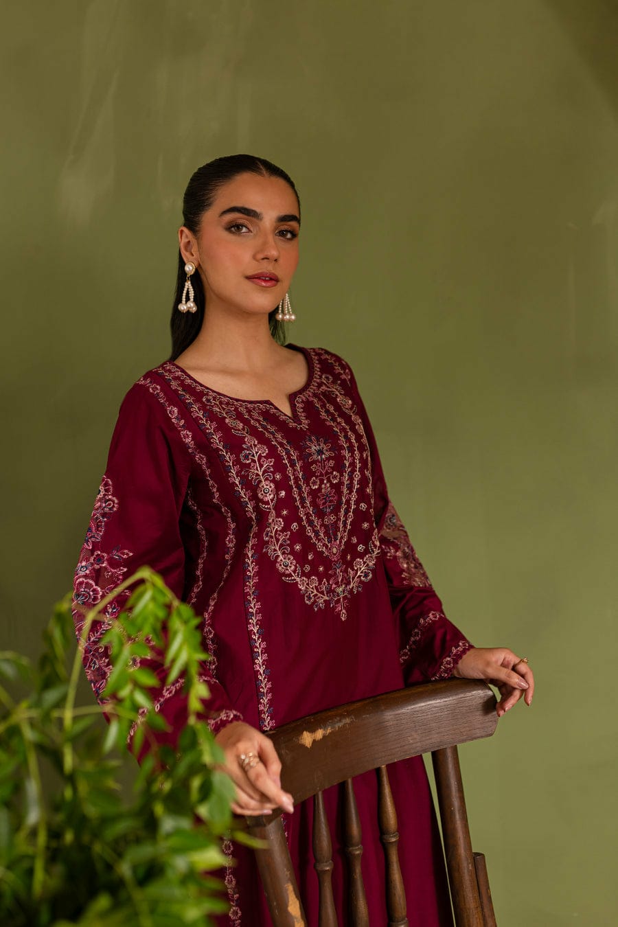 Betty Embroidery 2Pc Cotton Stiched