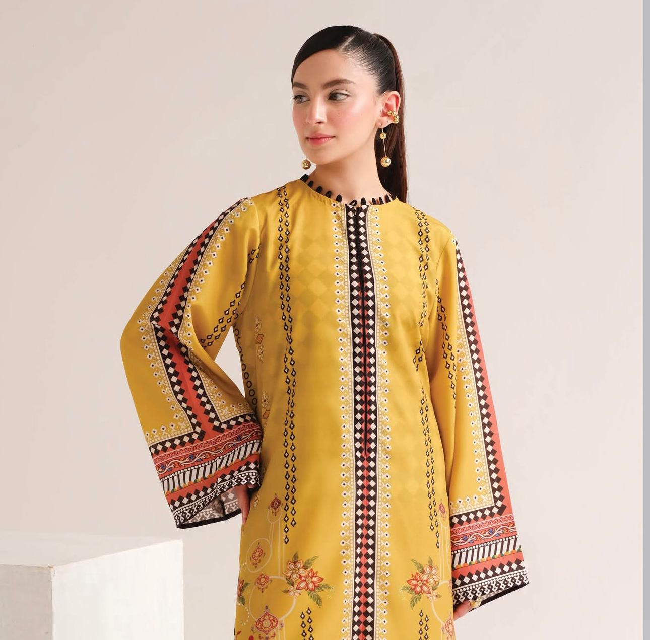 Leon 2PC Silky Lawn Stiched