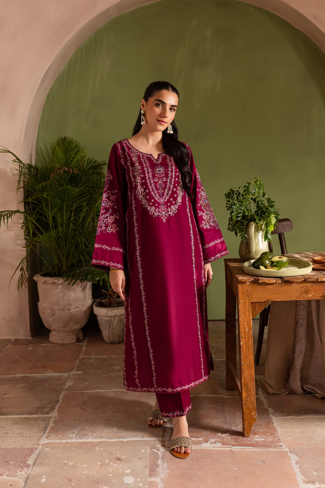 Betty Embroidery 2Pc Cotton Stiched