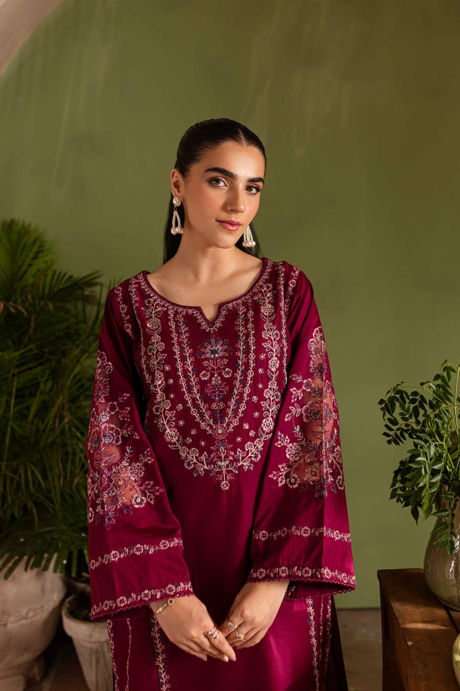 Betty Embroidery 2Pc Cotton Stiched